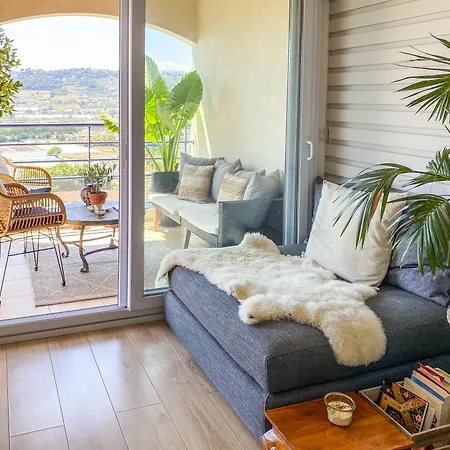 Evasion Vue - Wifi, Piscine, Parking, 4pers Апартаменты Ницца